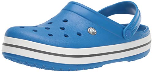 Crocs Crocband, Zuecos con Correa Unisex Adulto, Azul (Bright Cobalt/Charcoal), 42/43 EU