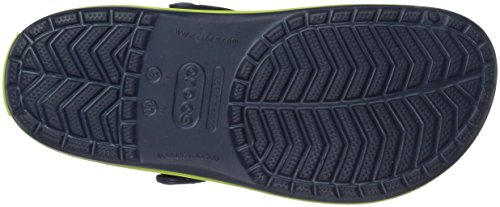 Crocs Crocband, Zuecos Unisex Adulto, Azul (Navy/Volt Green/Lemon), 45/46 EU