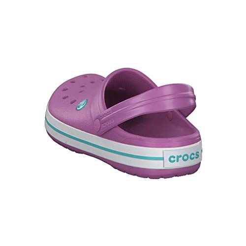 Crocs Crocband, Zuecos Unisex Adulto, Rosa (Violet/White 592), 37/38 EU