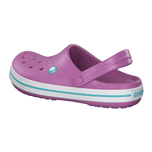 Crocs Crocband, Zuecos Unisex Adulto, Rosa (Violet/White 592), 37/38 EU