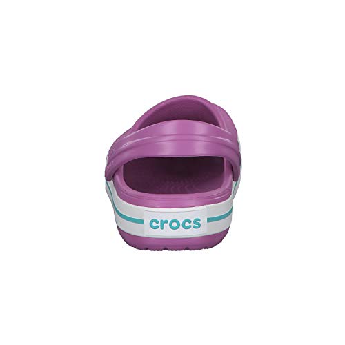 Crocs Crocband, Zuecos Unisex Adulto, Rosa (Violet/White 592), 37/38 EU