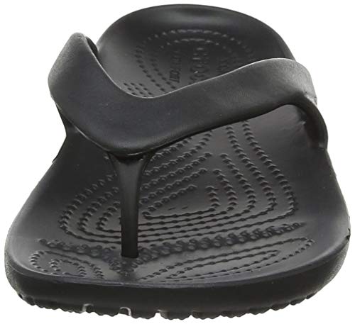 Crocs Kadee II Flip Women, Chanclas para Mujer, Negro (Black), 37/38 EU