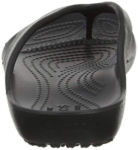 Crocs Kadee II Flip Women, Chanclas para Mujer, Negro (Black), 37/38 EU