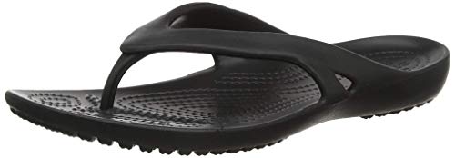 Crocs Kadee II Flip Women, Chanclas para Mujer, Negro (Black), 37/38 EU