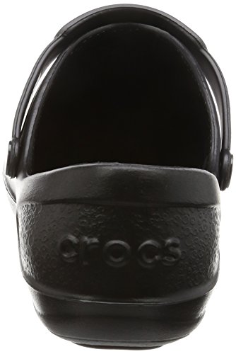 Crocs Mercy Work, Mujer Zueco, Negro (Black/Black), 37-38 EU