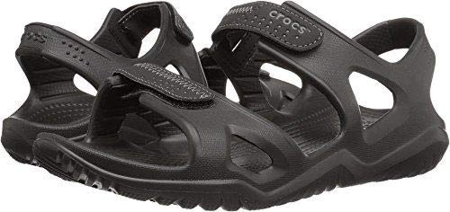 Crocs Swiftwater River Sandals 203965-06, Sandalias para Hombre, Negro (Black), 43/44 EU