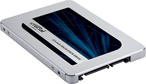 Crucial MX500 500GB CT500MX500SSD1(Z) Unidad interna de estado sólido-hasta 560 MB/s (3D NAND, SATA, 2.5 Pulgadas)