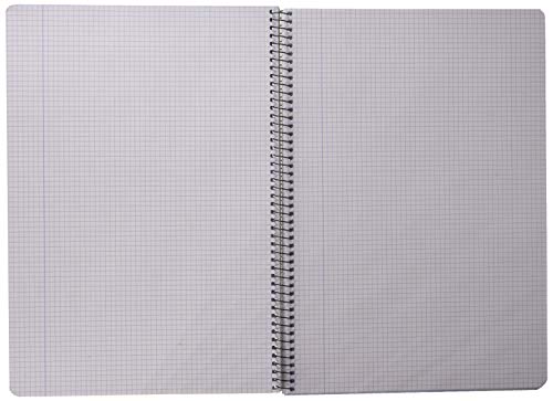 Cuadernos Folio(A4) Enri. Pack 5 unidades. Tapa Dura. 80 Hojas cuadrícula 4x4. Surtido aleatorio.