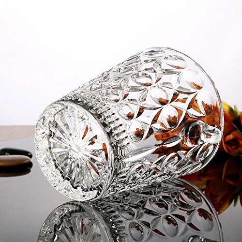 Cubitera de hielo de cristal Falan, enfriador de vino, con 2 asas, cubo de vino y champán