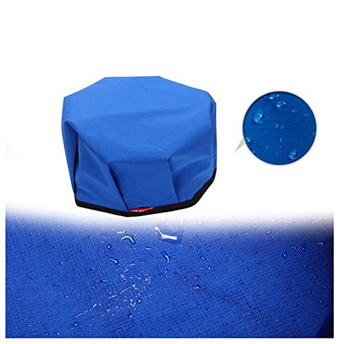 Cubo plegable de primera calidad - Campamento portátil Fregadero Picnic Verduras Pesca Lavabo Lavabo A prueba de fugas Nylon Ligero Durable 8.5L (Azul)