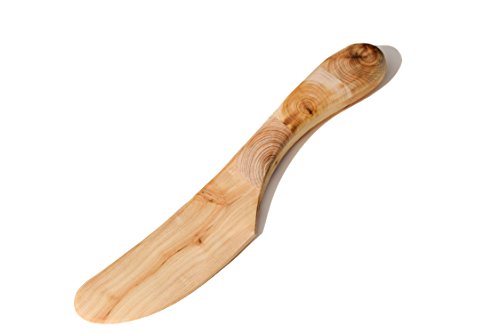 Cuchillo de mantequilla de madera de enebro 175mm