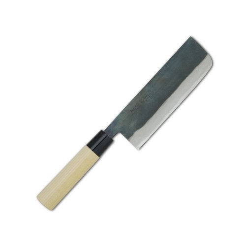 Cuchillo Japones Nakiri - Cuchillos de Cocina Profesionales - Acero Shirogami - Cuchillo para Verduras - Cuchillo Profesional - 16,5 cm F-699