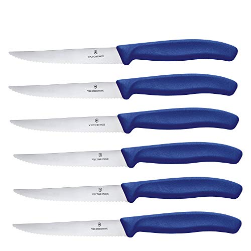 Cuchillo Victorinox, Azul, Mediano 6 Piezas