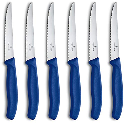 Cuchillo Victorinox, Azul, Mediano 6 Piezas