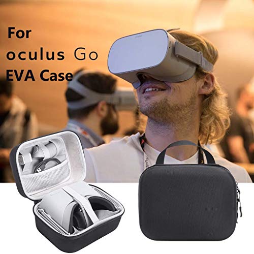 Cuigu Caja de Bolso para Pasta Dura EVA antigolpes para Gafas Oculus Go VR