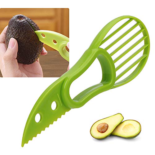 CuiGuoPing - Cortador de aguacates 3 en 1 (polipropileno)