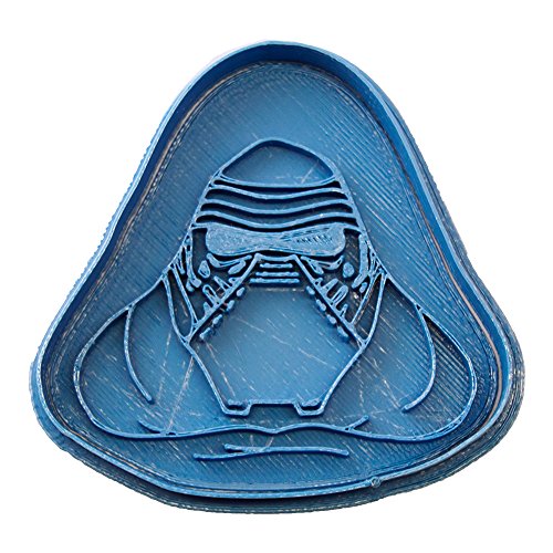 Cuticuter Kylo REN Star Wars Cortador de Galletas, Azul. 8x7x1,5cm