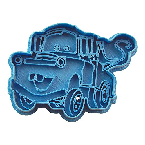 Cuticuter Tow Mate Cars Cortador de Galletas, Azul, 8x7x1.5 cm