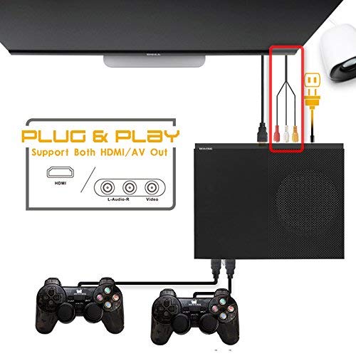 CXYP Consola de Videojuegos Retro, 4K HDMI Video Incorporado 800 Juegos clásicos con 2PCS Joysticks