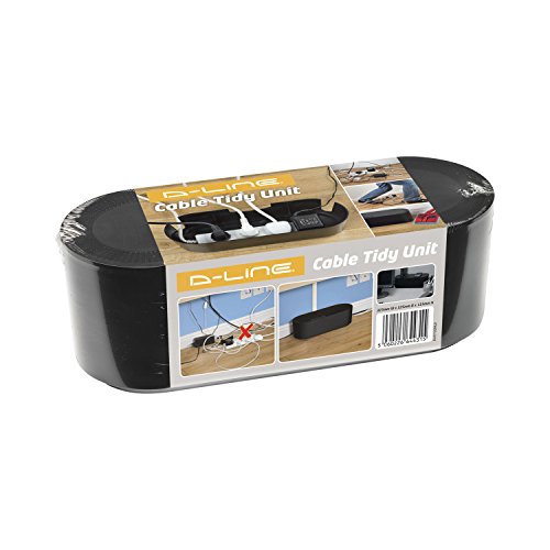 D-Line EU/CTUSMLB/SW - Caja Organizadora de Cables, Negro, Pequeña