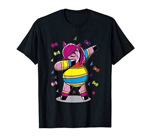 Dabbing Pinata Celebración De Cumpleaños Camiseta