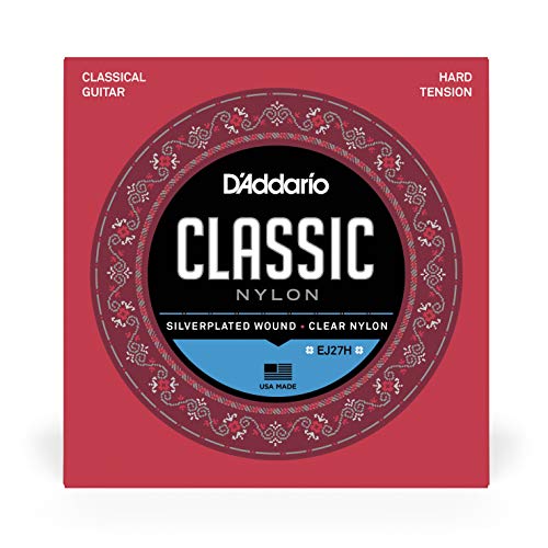 D'Addario EJ27H Juego de cuerdas para guitarra clásica, 029' - 044' (tensión alta)