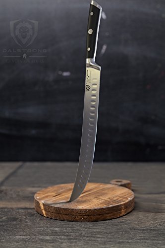 Dalstrong Carnicería rompiendo Cimitar cuchillo - serie 10" cortadora de Gladiador - HC alemán acero - protector de vaina incluida