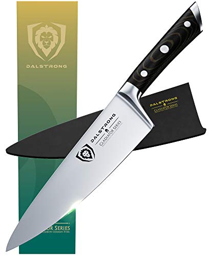 Dalstrong Cuchillo de chef - Gladiator Sucesión - HC alemán acero - 8"(200mm)