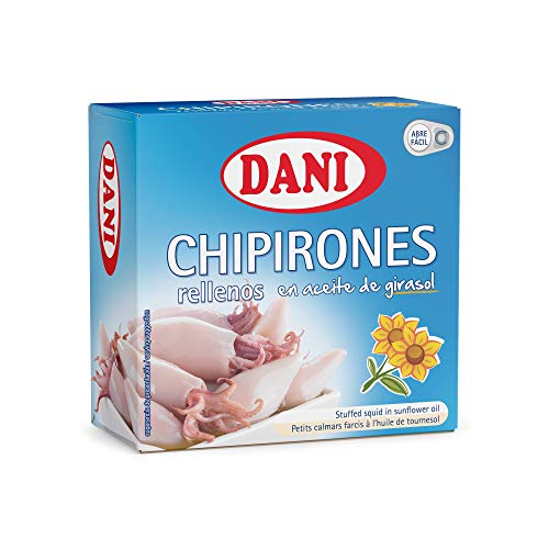 Dani - Chipirones rellenos en aceite de girasol - Pack 4 x 148 gr.