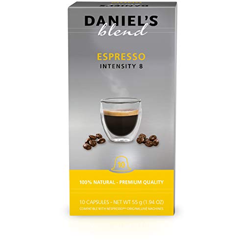 Daniel's Blend Cápsulas de café compatibles con máquinas Nespresso Surtido (100 Cápsulas)