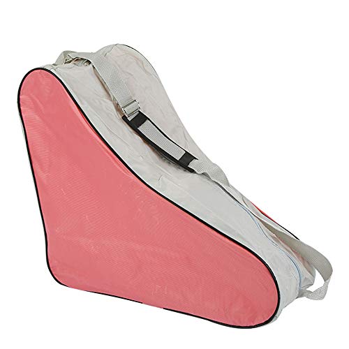 DAZISEN Bolsa Patines - Unisex Adulto Bolsa para Patines de Hielo y Patines de Linea, Rosa, 42 * 20 * 39cm