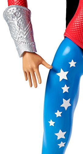 DC Superhero Girls- Muñeca Superheroína Wonder Woman de Entrenamient, Multicolor (Mattel FJG63)