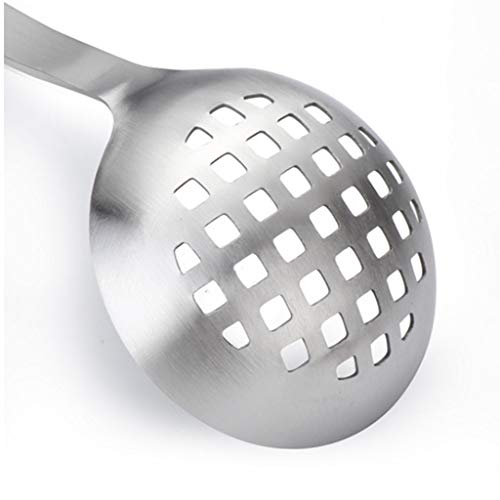 DEF Acero Inoxidable Colador Sopa Cuchara Conjunto, Grueso Anti-Quemaduras de Mango Largo colador de Cocina Utilidad Gadgets