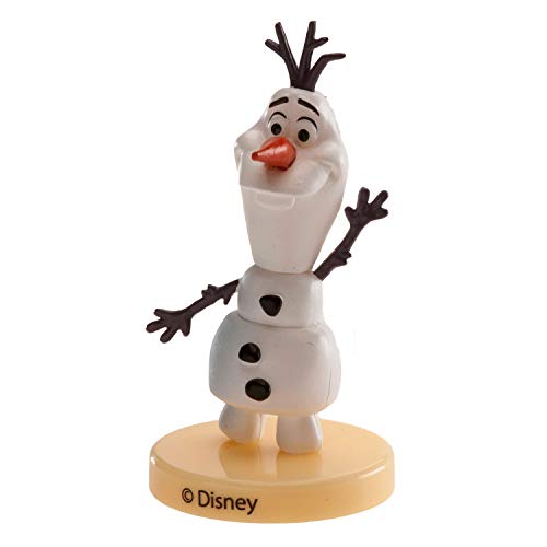 Dekora - Decoración para Tartas con la Figura de Olaf de Frozen 2 de PVC