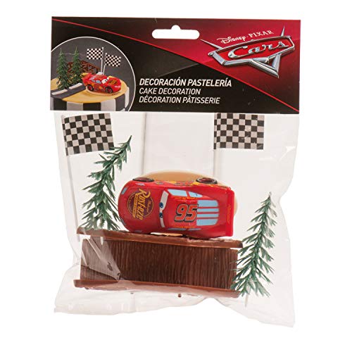 Dekora- Kit de Decoracion de Tartas con Figuras Decorativas de Disney Cars (350142)