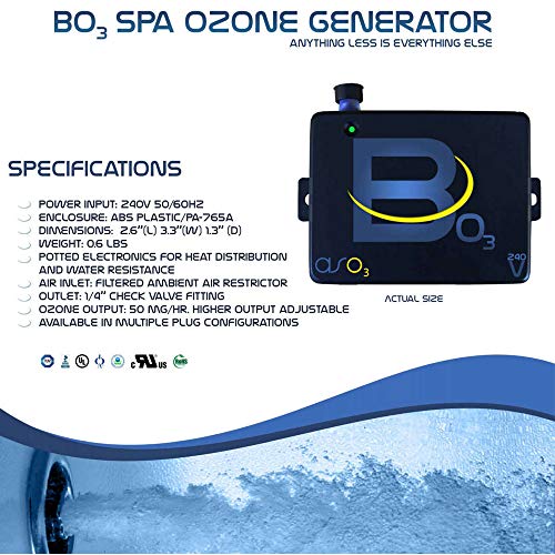 Delo Zona APG U 120/240 V Generador de Ozono Agua Cuidado Agua Tratamiento Whirlpool Jacuzzi accesorios TÜV CE salpicaduras