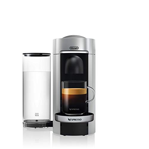 DeLonghi ENV 155.S Nespresso Vertuo, 1260 W, 1.7 litros, plástico, Negro, Plata