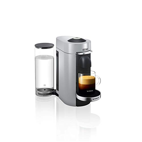 DeLonghi ENV 155.S Nespresso Vertuo, 1260 W, 1.7 litros, plástico, Negro, Plata