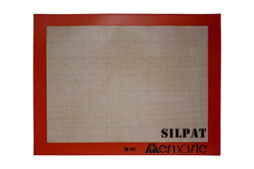 Demarle 47680-53 - Lámina de cocción Anti-adherente para Horno, Multicolor (Naranja/Beige), Talla 40x30 cm