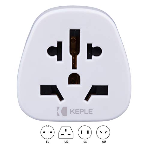 Denmark Dinamarca, Greenland Adapter Viaje Plug Tipo K to a UK US USA American AUS Australia EU Europe European Asia China Thailand Tailandia Ireland Adaptador Universal Enchufe Internacional 3 Pin