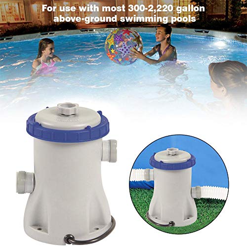 Depuradora De Filtro De Cartucho Piscina - Bomba De Filtro De Circulación para Piscina - Bomba De Agua para Piscina sobre El Suelo Bañera De Hidromasaje Estanque