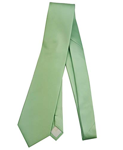 Desconocido Generic - Corbata - para hombre Verde pistacho 8 cm