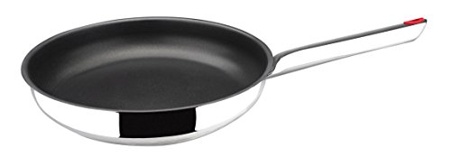 Desconocido MAGEFESA 01SANOVA018 01SANOVA018-Sartén Modelo Nova Antiadherente/Acero Inoxidable, Metal, Negro, 18 cm