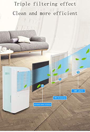 Deshumidificador remoto inteligente del sótano de 10 litros, secadora de habitaciones, control WIFI, programación de citas, descongelamiento inteligente, memoria de falla de energía,Britishplug