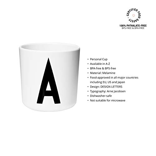 Design Letters AJ melamin cup A - D