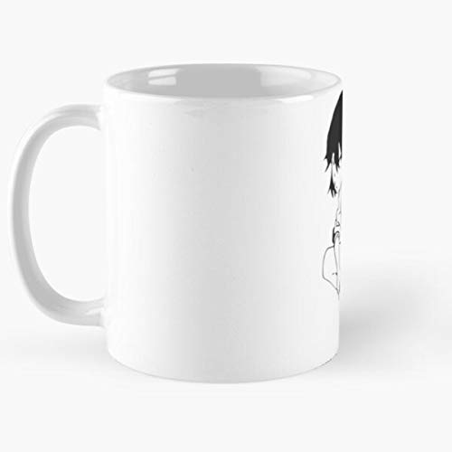 DesignDetail Satsuki Otaku Ryuko Anime Ragyo Matoi Mako NUI Kiryuin Manga Mankanshoku La Mejor Taza de café de cerámica de mármol Blanco de 11 oz