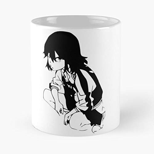 DesignDetail Satsuki Otaku Ryuko Anime Ragyo Matoi Mako NUI Kiryuin Manga Mankanshoku La Mejor Taza de café de cerámica de mármol Blanco de 11 oz