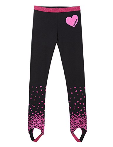 Desigual Legging_Guayaba Pantalones, (Negro 2000), 104 (Talla del Fabricante: Small) para Niñas