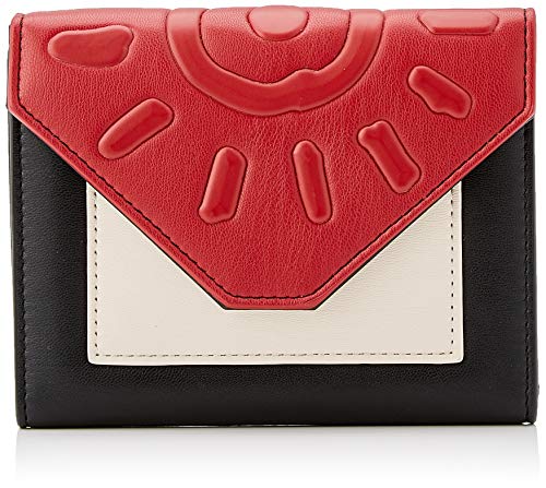 Desigual Wallet More Dreams Lengueta Mini, Billetera para Mujer, Negro (Negro), 11x2.5x14 Centimeters (B x H x T)