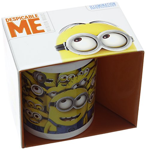 Despicable Me 2 Many Minions - Taza de cerámica, diseño de GRU 2. Mi Villano Favorito